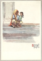 Рисунки "По Индии" Комплект из 9 открыток артикул 4433c.