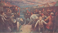 Покушение на В И Ленина в 1918 году Открытка артикул 4501c.